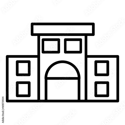 department store vector icon