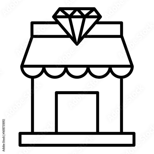 super market vector icon