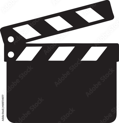 A Classic Film Slate Ready for Action The Iconic Symbol of Cinema Storytelling and Movie Magic Unveiled