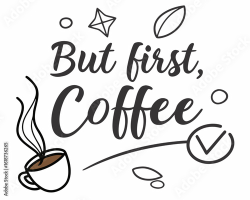 coffee cup with coffee beans coffee, cup, drink, cafe, vector, brown, hot, illustration, espresso, breakfast, tea, cappuccino, beverage, design, caffeine, steam, menu, chocolate, food, table, mug, mor