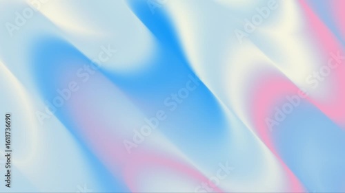 Wallpaper Mural Abstract Flow: An alluring illustration of fluid, soft pastel colors gently blending together to form an abstract and creative display, perfect for backgrounds or design elements. Torontodigital.ca