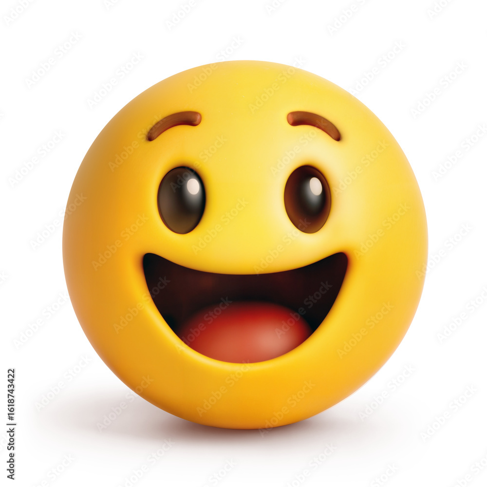 Fototapeta premium Happy Emoji