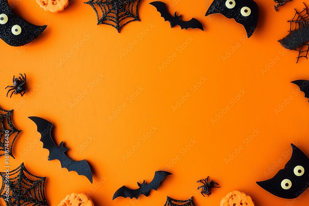 Fototapeta premium Halloween Background With Copy Space.