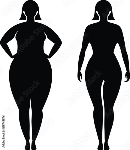 Elegant black ball gown silhouette on bridal fashion