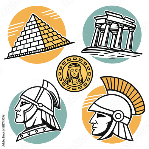 Ancient Civilizations Icons