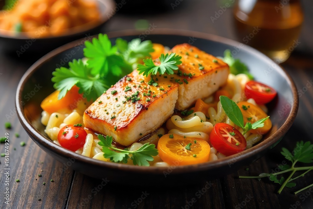Steamed Vegetable and Protein Dinner A Healthy and Flavorful Meal Ready to Enjoy Steamed Vegetable and Protein Dinner A Healthy and Flavorful Meal Ready to Enjoy