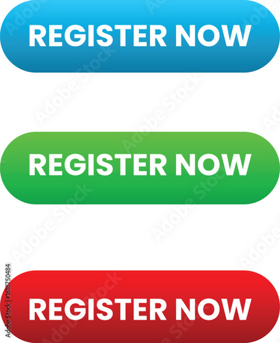 Call to action buttons register now for event access