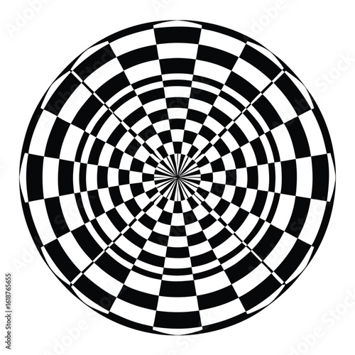 Color wheel spectrum design with bright round vector illustrations