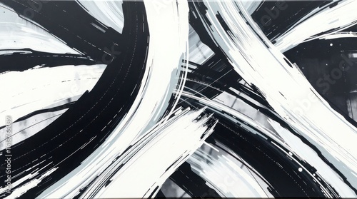 black and white abstract background