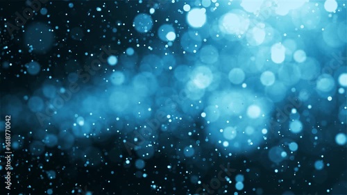 Blue Light Particle Background -2