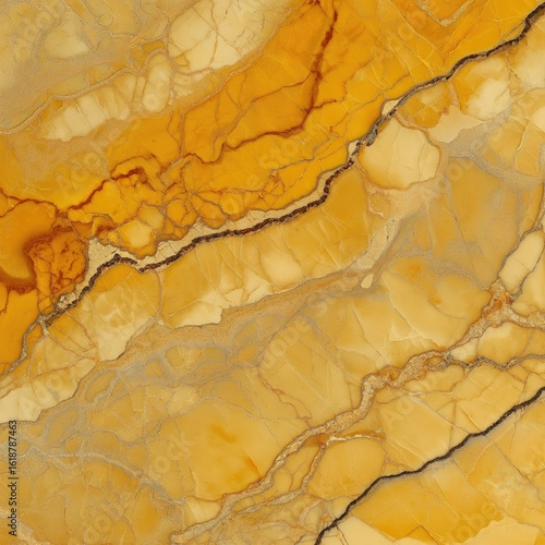 Yellow Marble Texture Pattern for Interior Design and Luxury Digital Backgrounds