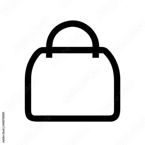 Bag remove alternative icon vector illustration