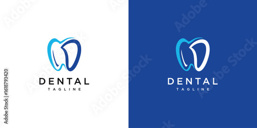 letter dental logo design .dental letter logo inspiration	