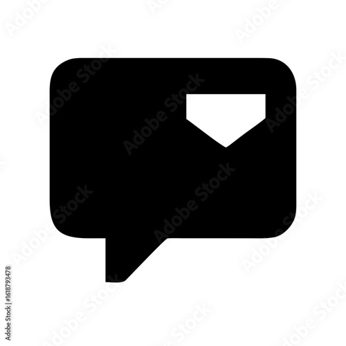 Message remove alternative icon vector illustration