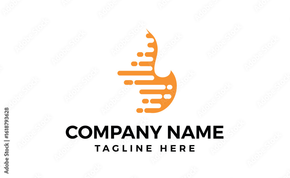 Obraz premium Fire logo design simple concept Premium Vector