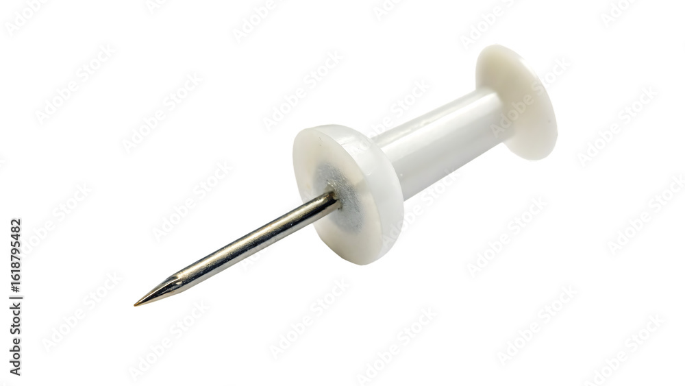 Pushpin isolated on white background PNG. AI GENERATED. Pushpin isolated on white background PNG. AI GENERATED.