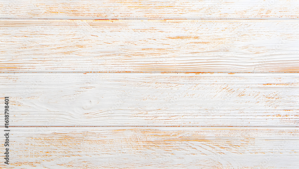 Fototapeta premium Rustic White Wood Texture Background with Natural Grain and Subtle Gold Accents Perfect for Creative Designs and Mockups