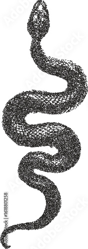 Snake y2k retro stipple art reptile brutalist halftone vector png transparent, serpent 2000s photocopy effect tattoo aesthetic