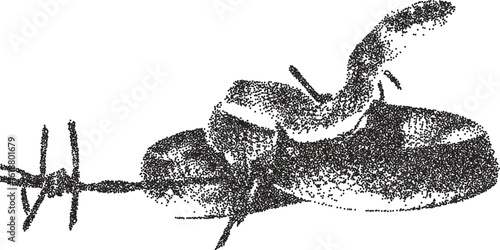Snake y2k retro stipple art reptile brutalist halftone vector png transparent, serpent 2000s photocopy effect tattoo aesthetic