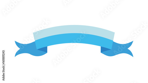 Free Download A simple stylized blue ribbon banner with a light blue overlay and a black background perfect for graphic design - GFXLoad