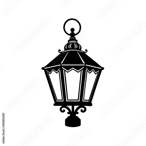 vector illustration of a lantern