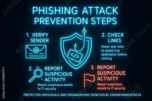 Phishing Attack Prevention Guide with Email Scam Examples and Verification Steps for Security Awareness