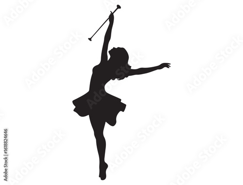 BATON TWIRLING SILHOUETTE 