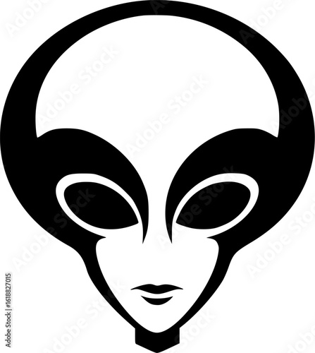 Alien - High Quality Vector Logo - Vector illustration ideal for T-shirt graphic