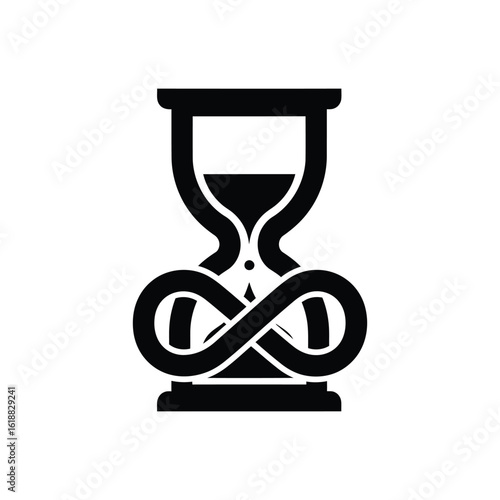 Infinity Hourglass Symbol of Timelessness.