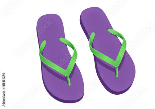 pink flip flops