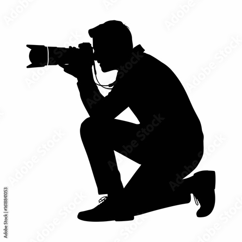 Photographer Silhouette Capturing Image