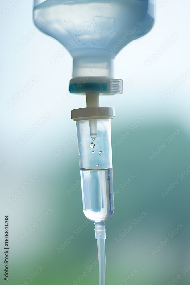 A lifeline of hope an IV drip offers silent support during recovery and healing with soft diffused A lifeline of hope an IV drip offers silent support during recovery and healing with soft diffused