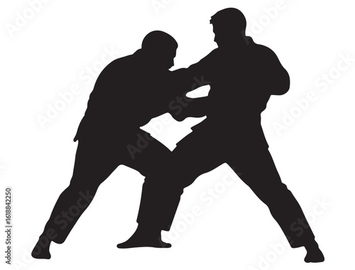 BRAZILIAN JIU JITSU SILHOUETTE