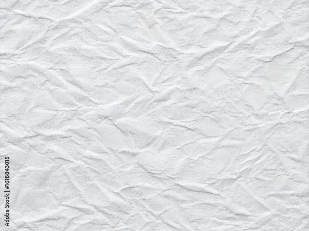 Obraz premium White crumpled paper texture background