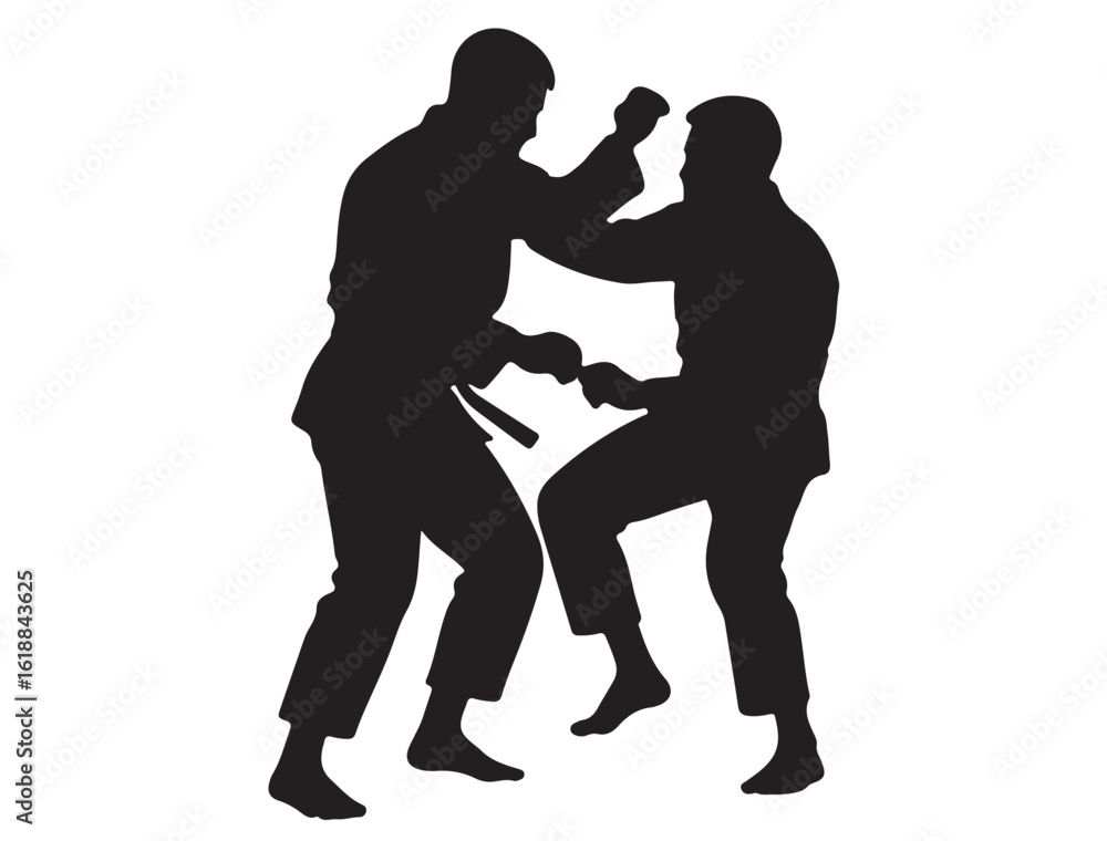 BRAZILIAN JIU JITSU SILHOUETTE BRAZILIAN JIU JITSU SILHOUETTE