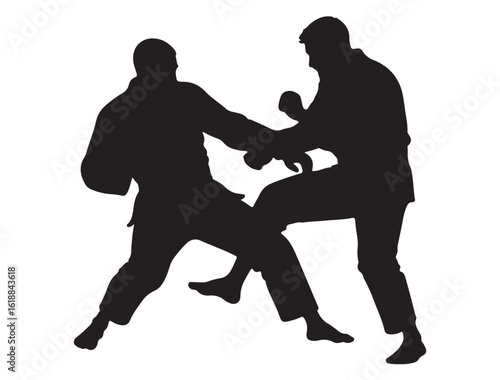BRAZILIAN JIU JITSU SILHOUETTE