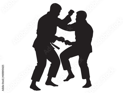 BRAZILIAN JIU JITSU SILHOUETTE