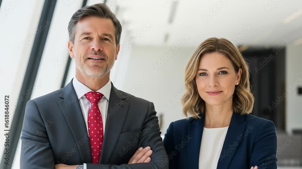Portrait of Confident Business Colleagues in a Modern Office
Portrait of Confident Business Colleagues in a Modern Office