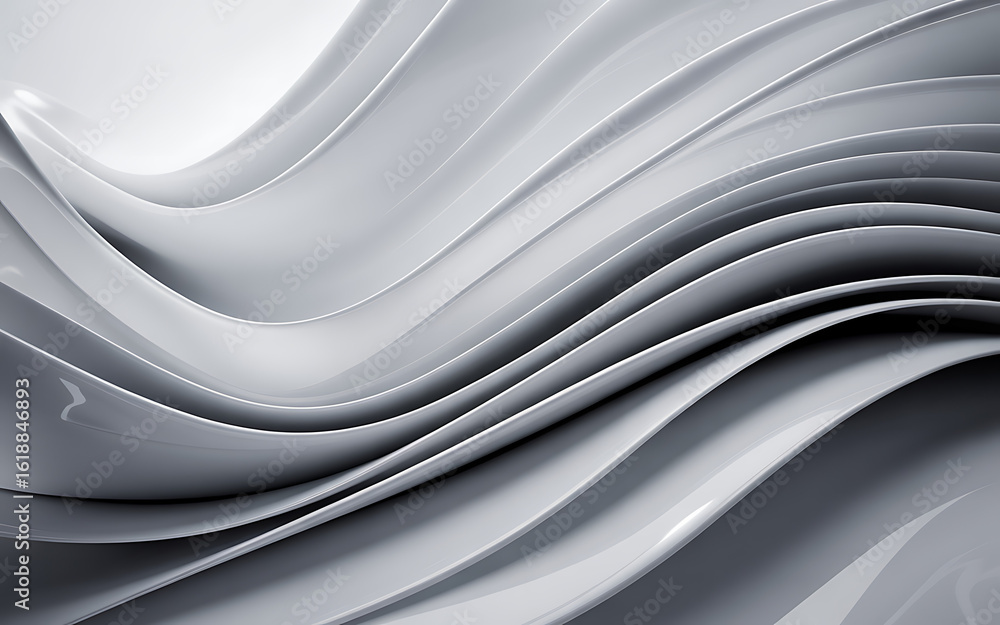 Abstract white waves with smooth texture Abstract white waves with smooth texture