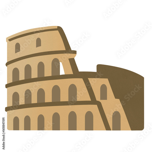 The Colloseum Vector Illustration