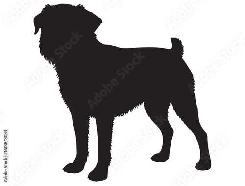 BRUSSELS GRIFFON DOG SILHOUETTE