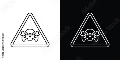 Toxic signs set,vector and illustration