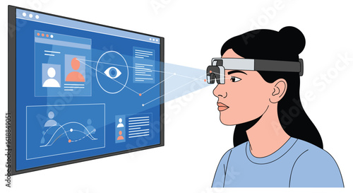 Advanced human computer interaction through eye tracking technology for enhanced user experience and data analysis