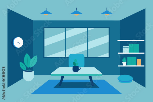 Quiet Room or Wellness Space in an Office Designed for Relaxation