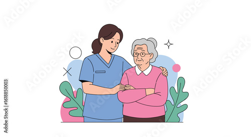 Providing compassionate care and support for elderly individuals with dignity and respect