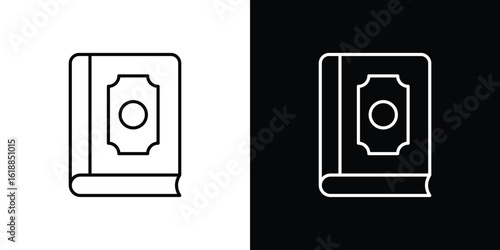 Quran kareem icon set,vector and illustration