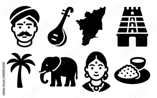 South indian elements: culture, music, and traditions