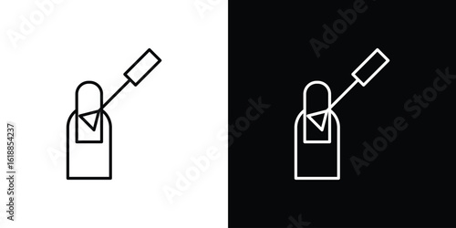 Manicure icon set,vector and illustration
