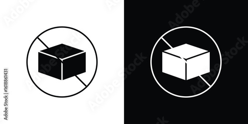 Sugar free icon silhouette set. vector pictograms for ui