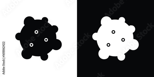 Pigment icon silhouette set. vector pictograms for ui